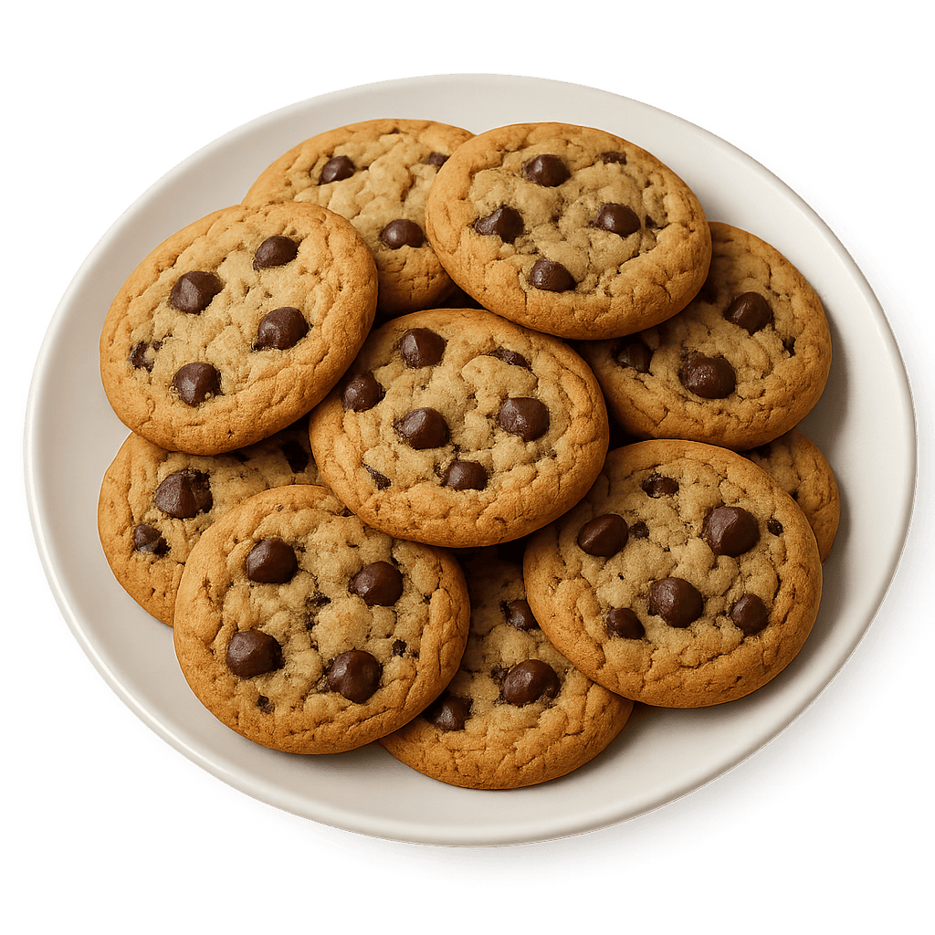 this is a cookies plate